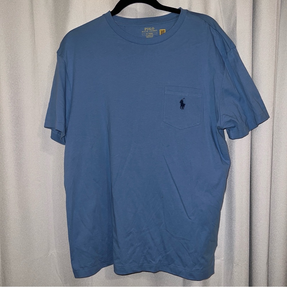 Polo by Ralph Lauren Men's Blue Short Sleeve Tee